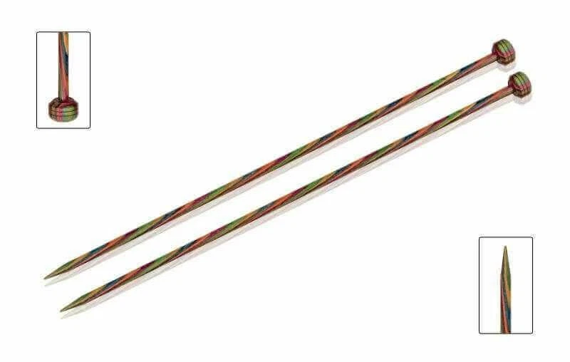 KnitPro Symfonie Wood 30cm 12" Straight Single Pointed Knitting Needles All Size - Image 1 of 1
