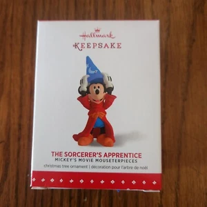 Hallmark Keepsake Disney Mickey Mouse Wizard THE SORCERERS APPRENTICE Ornament - Picture 1 of 6
