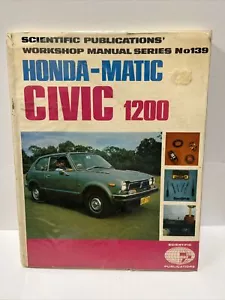 Repair Manual Honda - Matic Civic 1200 Good condition - Picture 1 of 3
