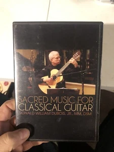 Sacred Music For Classical Guitar Ronald William Dubois Dvd - Picture 1 of 2