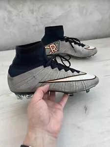 Scarpe da calcio Nike Mercurial Superfly CR7 FG argento metallizzato ACC carbonio - Foto 1 di 19