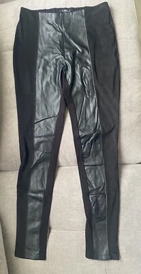 Pantalones Leggings La Fee Verte Negros Imitación Cuero Medianos Foto 1 de 4