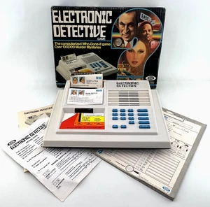 1979 Ideal Electronic Detective Murder Mystery Game Complete Works! Sound VIDEO - Picture 1 of 21