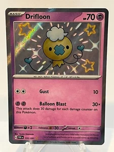 Drifloon 155/091 Sv: Paldean Fates Holo slight blem see pics - Picture 1 of 3