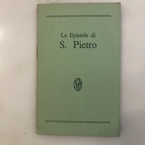LE EPISTOLE DI SAN PIETRO trad. RIVEDUTA Giovanni LUZZI ( Bibbia ) Tascabile - Foto 1 di 1