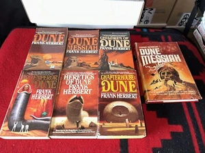Frank Herbert DUNE Complete Series Lot of 7 (#1-6) Set Vintage Paperback Books - Picture 1 of 23