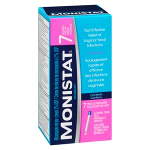Monistat Vaginal Cream, 7 x 5g, Fast Effective Relief Vaginal Yeast Infection - Picture 1 of 1