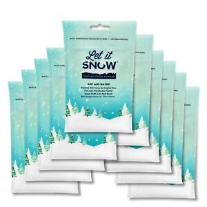 Let it Snow Instant Snow Powder for Slime and Holiday Decorations! Fake Snow
