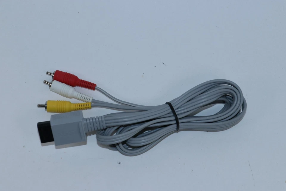 OFFICIAL OEM GENUINE Nintendo Wii Wii U AV VIDEO COMPOSITE CABLE RVL-009 - Image 1 of 1