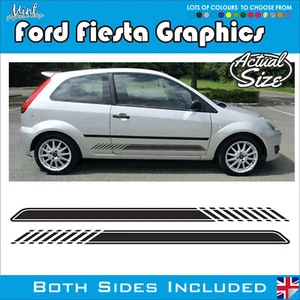 Ford Fiesta Mk6 Compatible ST Zetec Stripes RS 3 / 5 Door Decals Graphics 023 - Picture 1 of 5