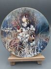 Vintage Coalport BoneChina Goldfinches Frosty Morning Limited Edition Plate U7S5