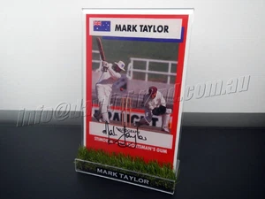 Signed Cricket Australia 28cm x 18cm Photo - Mark Taylor - COA - Bild 1 von 3