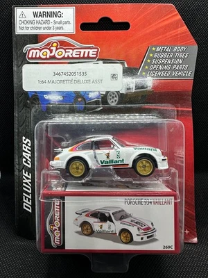 Coches Majorette Deluxe Porsche 934 Vaillant Die-Cast 1/64 Diecast ENVÍO GRATUITO Foto 1 de 4