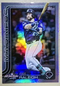 2025 Topps Update Cal Raleigh All-Star Rainbow Foil Parallel #ASG-9 Mariners - Picture 1 of 1