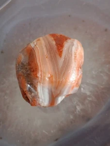 Agata superiore del lago 1,48 oz, fascia tutto intorno - Foto 1 di 6