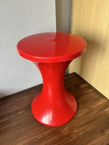 Retro 1970’s style red tam tam stool seat - Picture 1 of 11