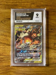 Reshiram & Charizard GX SM201 Tag Team - Ace 9 Mint - Pokémon Tcg - Picture 1 of 2