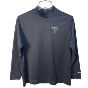 Nike FITDRY Long Sleeve Mock Neck Navy Blue Size M(10-12) Pre-owned - Picture 1 of 9