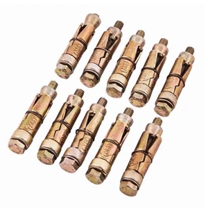 10 Pezzi Bulloni di Espansione Resistenti Rawl Chiudi Gancio Aperto Ancoraggio a Parete M6 x 50mm - Foto 1 di 9