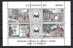 Spanien 1980 Block 21 Espamer ** - Bild 1 von 1