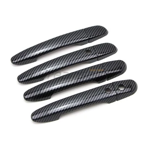 For Mazda 2 3 6 CX-3 CX-5 13-24 Door Handle Cover Carbon Fiber Look With 2 Smart - Picture 1 of 7