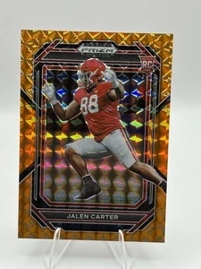 Jalen Carter 2023 Panini Prizm Selecciones del Draft #163 Naranja Prizm RC Novato/31/35 SP - Imagen 1 de 13