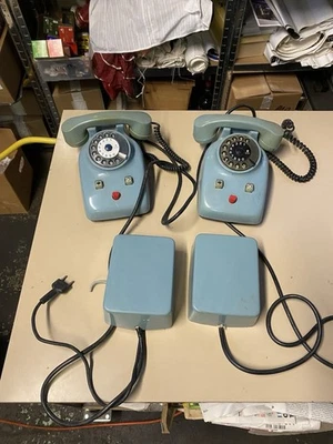 Telefoni a Rotelle Safnat Milano Industriali Epoca Collezione  - Immagine 1 di 4