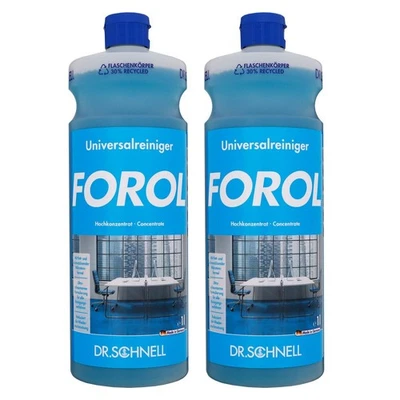Dr. Schnell Forol 2 x 1 Liter Universalreiniger Konzentrat Set - Bild 1 von 2