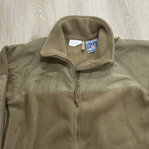 DSCP by Peckham Shirt Cold Weather Polartec Fleece Coyote Jacket Men's MED USMC - Picture 1 of 8