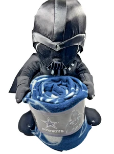 Dallas Cowboys 2016 Star Wars Darth Vader Plush and Blanket NFL New with Tags - Picture 1 of 6