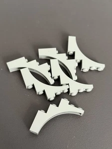 LEGO Steine 6x  Bogenstein alt hellgrau Konvolut aus Sammlung Bulk Auflösung - Bild 1 von 3