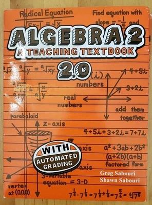 Algebra 2 A Teaching Textbook Complete 12 Disc CD-ROM 2.0 Curriculum Math - Image 1 of 2