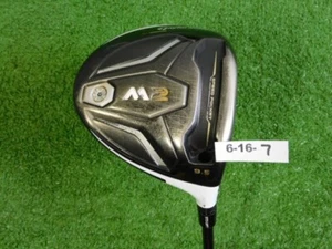TaylorMade M2 9.5* Driver Fujikura Pro 60 Stiff Graphite w Midsize Grip 45.75" - Picture 1 of 8