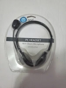 NEW Onn PC Headset With Boom Microphone Black - Picture 1 of 4