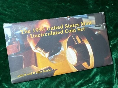 US 1995 Mint UNC Coin Set Including “D” & “P” Mints Marks 2 Sets 10 coins total - Image 1 of 4