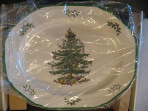 Spode Christmas Tree 14" Oval Large Platter S3324-A3 Made in England - Picture 1 of 11