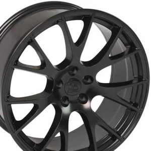 OE REPLICA WHEELS DG15 Rim 20X9 5X115 Offset 18 Satin Black (Quantity of 4) - Picture 1 of 2