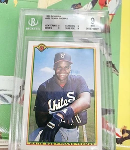 1990 Beckett Graded 9.0 Frank Thomas PLUS BOWMAN BLUE BOX Full Baseball Set - Picture 1 of 7