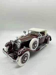 Franklin Mint 1925 Hispano Suiza H6B Kellner Maroon 1:24 Scale W/COA, Box - Picture 1 of 6