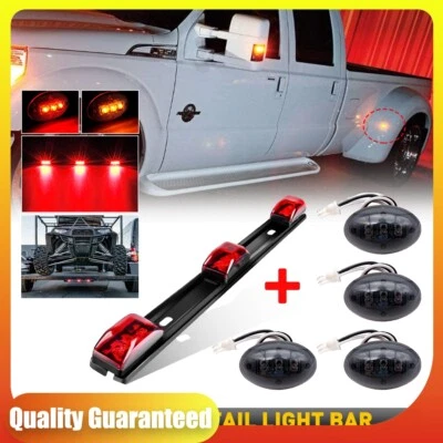 LED Side Marker Light+Tail Light Bar For 1999-10 Ford F350 F450 F550 Super Duty - Image 1 of 4