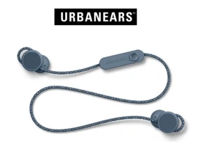 Urbanears Jakan BT Wireless Earphones/Earbuds Magnetic Bluetooth Set Slate Blue - Picture 1 of 7