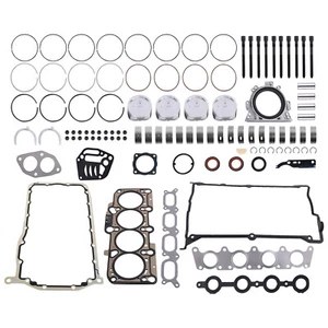 Engine Rebuild Kit for Audi A4 A6 TT 1.8T AWT AUM 2001-2006 w/Gaskets Pistons - Foto 1 di 12