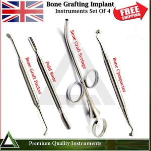 Dental Implant Palti Bone Scoop Bone Compactor Grafting Syringe Lab Instruments - Picture 1 of 5