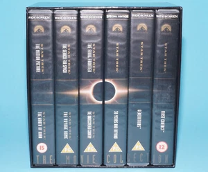 VHS STAR TREK MOVIES COLLECTION BOX SET PAL 1997 PARAMOUNT - Picture 1 of 6