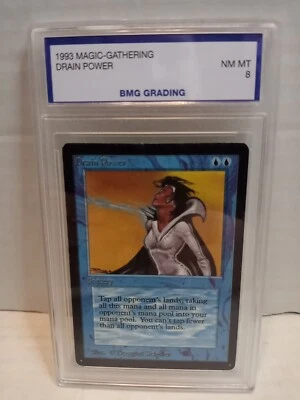 MTG Magic The Gathering Beta Drain Power Beckett BMG 8 - Image 1 of 2