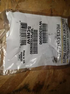 wpw10309090 Vite a binario per lavastoviglie Whirlpool OEM nuova - Foto 1 di 4