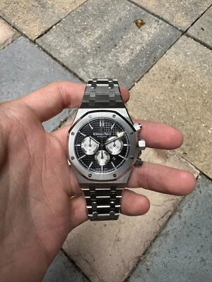 Audemars Piguet Royal Oak Chronograph BLACK 41mm Steel 26331ST BOX - Image 1 of 4