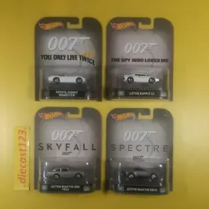 Hot Wheels Retro Entertainment JAMES BOND 007 TOYOTA LOTUS ESPRIT ASTON MARTIN - Picture 1 of 12