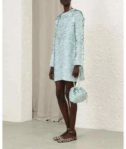 ZIMMERMANN Eden Sequin Shift Dress AU/UK 8 US 4 Mint BNWT RRP $1950 Glamour - Picture 1 of 6
