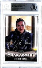 2020 Star Wars Mandalorian MING-NA WEN Signed "Fennec Shand" Card #C12 BAS Slab
